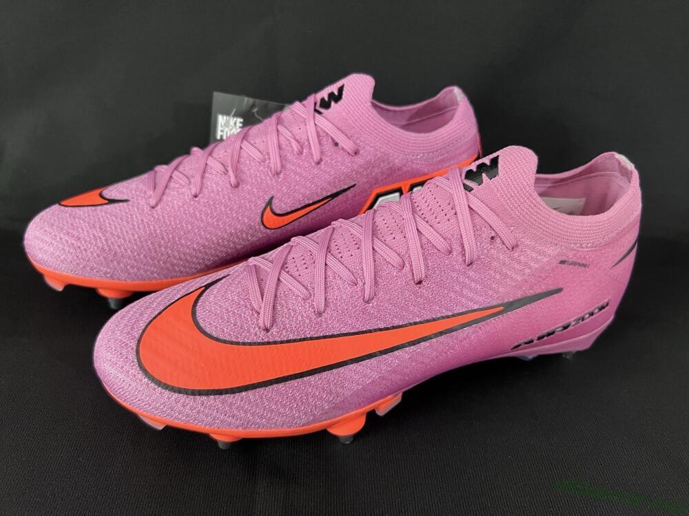 Nike Air Zoom Mercurial Vapor 16 Elite SG Soft Ground Soccer Cleats - Pink/Red/Black