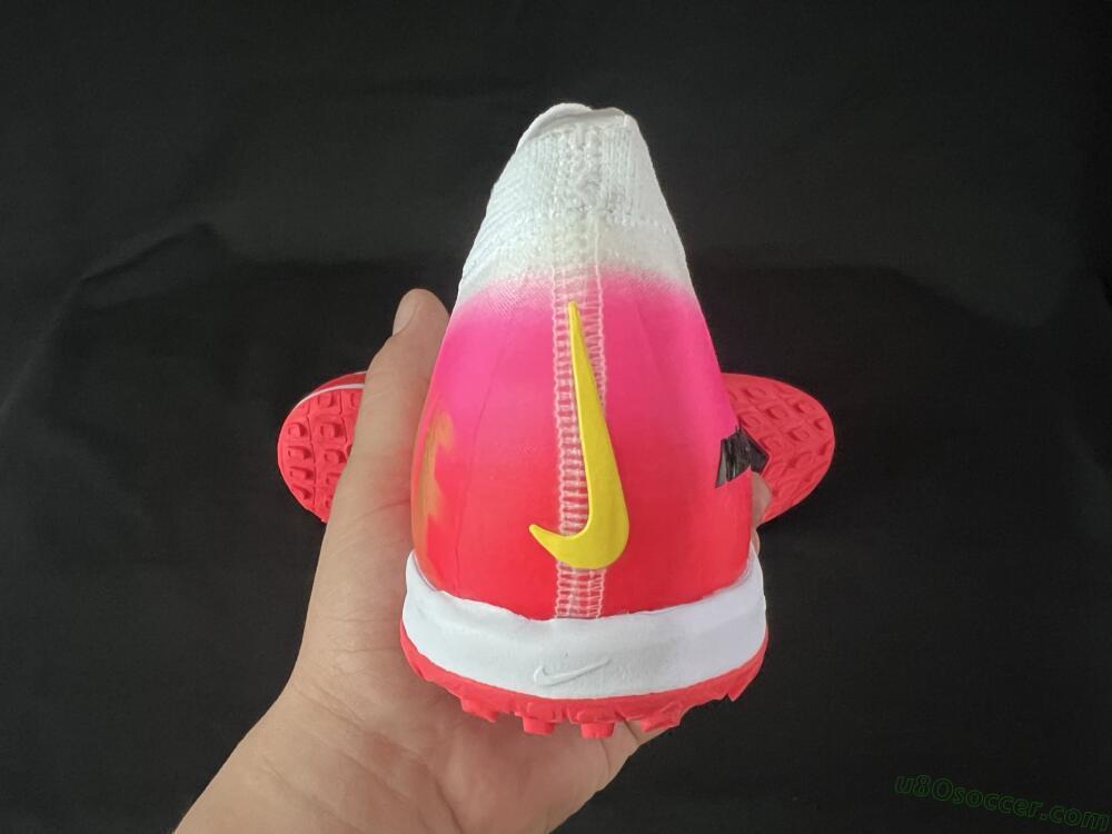 Nike Air Zoom Mercurial Vapor 16 Elite TF Artificial Turf Soccer Shoes - White/Black/Pink