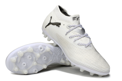 Puma Future 8 Ultimate AG Artificial Grass Soccer Cleats - Beige/Black/White