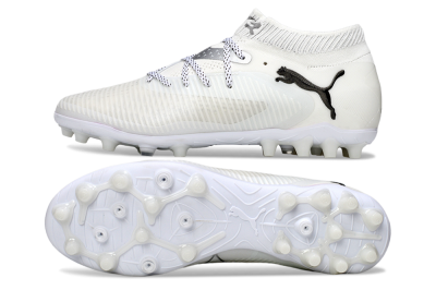 Puma Future 8 Ultimate AG Artificial Grass Soccer Cleats - Beige/Black/White