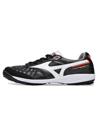 Mizuno Morelia Neo 4 TF Artificial Turf Soccer Shoes - Black/White/Red