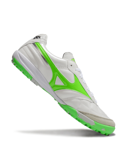 Mizuno Morelia Neo 4 TF Artificial Turf Soccer Shoes - White/Yellow/Grey
