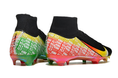 Nike Air Zoom Mercurial Superfly 10 Elite FG Firm Ground Soccer Cleats - Black/Red/Yellow