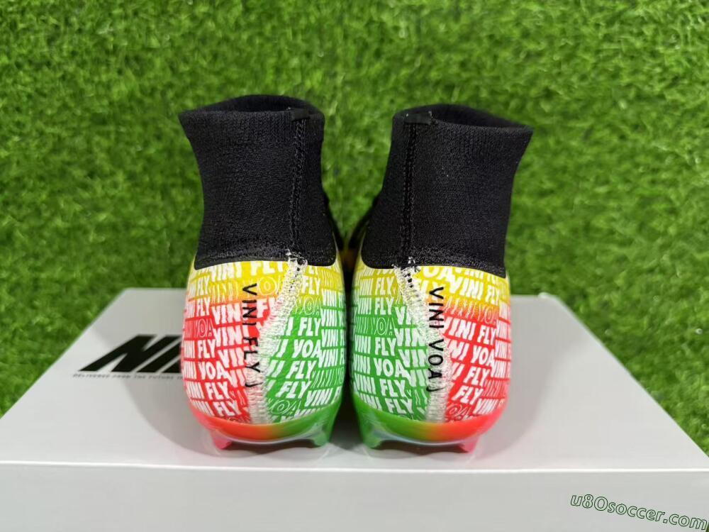 Nike Air Zoom Mercurial Superfly 10 Elite FG Firm Ground Soccer Cleats - Black/Red/Yellow