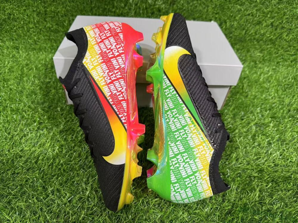Nike Air Zoom Mercurial Vapor 16 Elite FG Firm Ground Soccer Cleats - Black/Red/Yellow