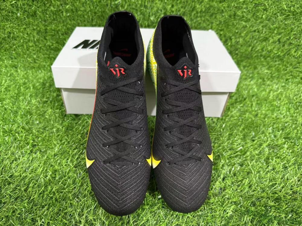 Nike Air Zoom Mercurial Vapor 16 Elite FG Firm Ground Soccer Cleats - Black/Red/Yellow