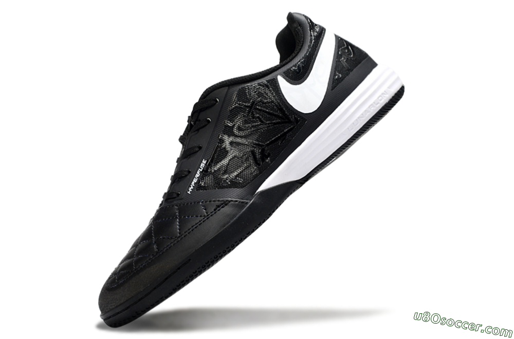 Nike Lunar Gato 2 IC Indoor & Futsal Soccer Shoes - Black/White 6