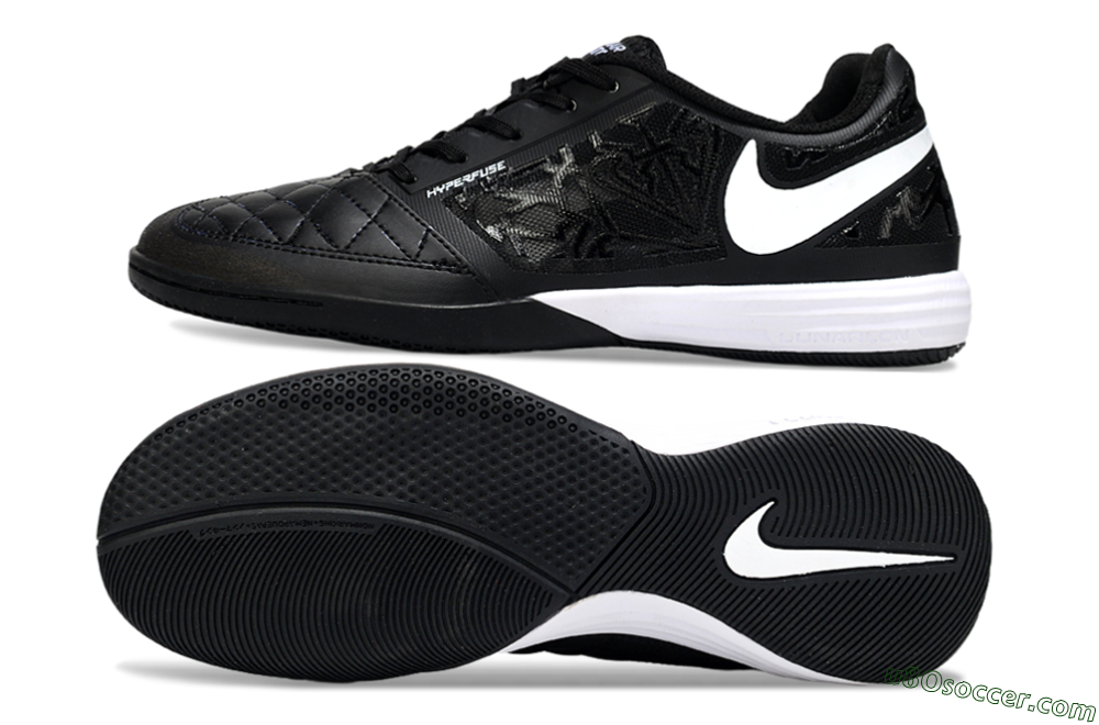 Nike Lunar Gato 2 IC Indoor & Futsal Soccer Shoes - Black/White 0