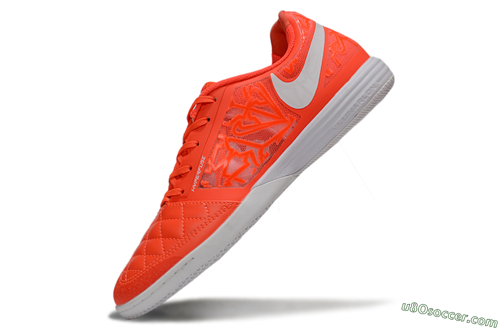 Nike Lunar Gato 2 IC Indoor & Futsal Soccer Shoes - Red/White 6