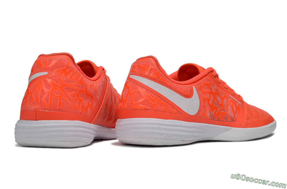 Nike Lunar Gato 2 IC Indoor & Futsal Soccer Shoes - Red/White 7