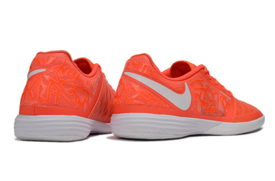 Nike Lunar Gato 2 IC Indoor & Futsal Soccer Shoes - Red/White