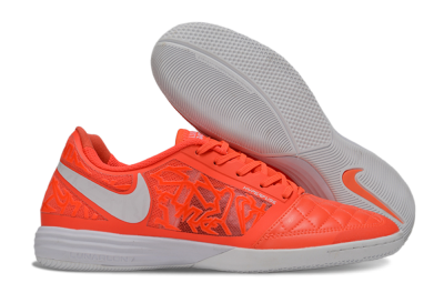 Nike Lunar Gato 2 IC Indoor & Futsal Soccer Shoes - Red/White