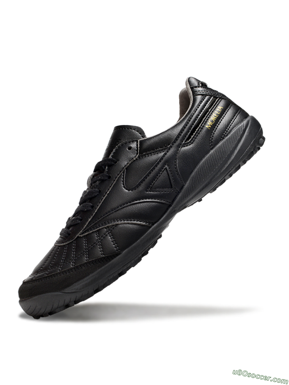 Mizuno Morelia Neo 4 TF Artificial Turf Soccer Shoes - Black/Gold 5