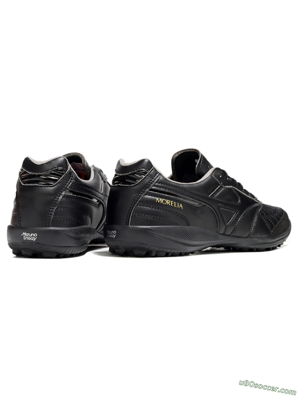 Mizuno Morelia Neo 4 TF Artificial Turf Soccer Shoes - Black/Gold 6