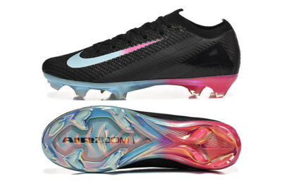 Nike Air Zoom Mercurial Vapor 16 Elite FG Firm Ground Soccer Cleats - Black/Jade/Pink