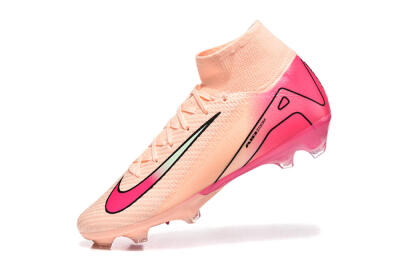 Nike Air Zoom Mercurial Superfly 10 Elite FG Firm Ground Soccer Cleats - Pink/Red/Yellow