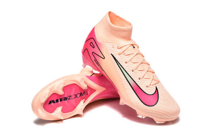 Nike Air Zoom Mercurial Superfly 10 Elite FG Firm Ground Soccer Cleats - Pink/Red/Yellow