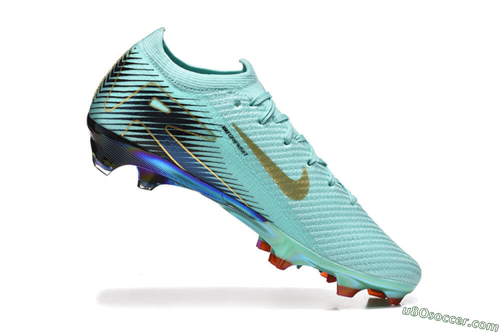 Nike Air Zoom Mercurial Vapor 16 Elite FG Firm Ground Soccer Cleats - Jade/Gold/Black 7
