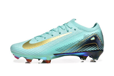 Nike Air Zoom Mercurial Vapor 16 Elite FG Firm Ground Soccer Cleats - Jade/Gold/Black