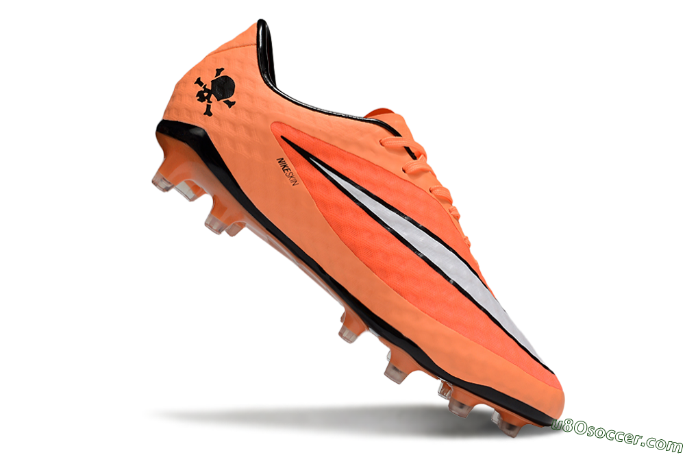 Nike Hypervenom Phantom RGN SE FG Firm Ground Soccer Cleats - Orange/White/Black 4