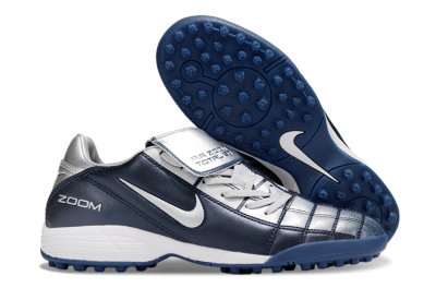 Nike Air Zoom Total 90 III TF Artificial Turf Soccer Shoes - Blue/Silver/White