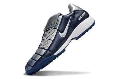 Nike Air Zoom Total 90 III TF Artificial Turf Soccer Shoes - Blue/Silver/White