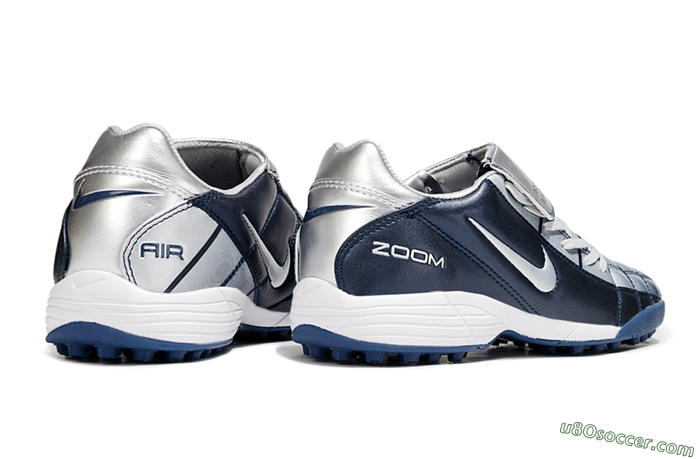 Nike Air Zoom Total 90 III TF Artificial Turf Soccer Shoes - Blue/Silver/White 6