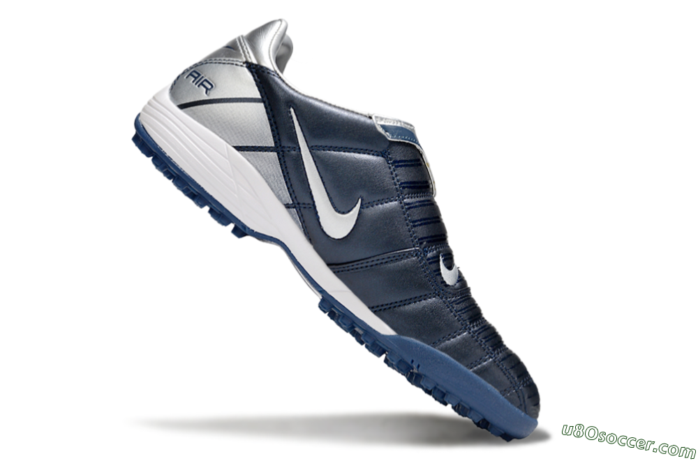 Nike Air Zoom Total 90 III TF Artificial Turf Soccer Shoes - Blue/Silver/White 4