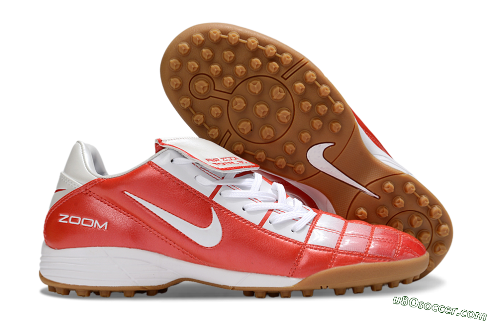 Nike Air Zoom Total 90 III TF Artificial Turf Soccer Shoes - Red/White/Brown 1