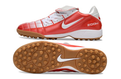 Nike Air Zoom Total 90 III TF Artificial Turf Soccer Shoes - Red/White/Brown