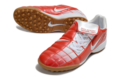 Nike Air Zoom Total 90 III TF Artificial Turf Soccer Shoes - Red/White/Brown