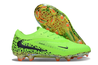 Nike Phantom 6 Elite FG Firm Ground Soccer Cleats - Yellow/Black/Leopard