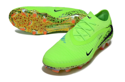 Nike Phantom 6 Elite FG Firm Ground Soccer Cleats - Yellow/Black/Leopard