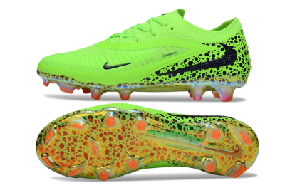 Nike Phantom 6 Elite FG Firm Ground Soccer Cleats - Yellow/Black/Leopard