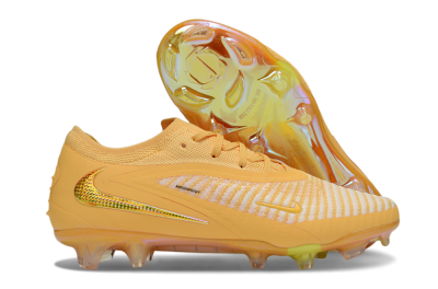 Nike Phantom 6 Elite FG Firm Ground Soccer Cleats - Yellow/White/Gold
