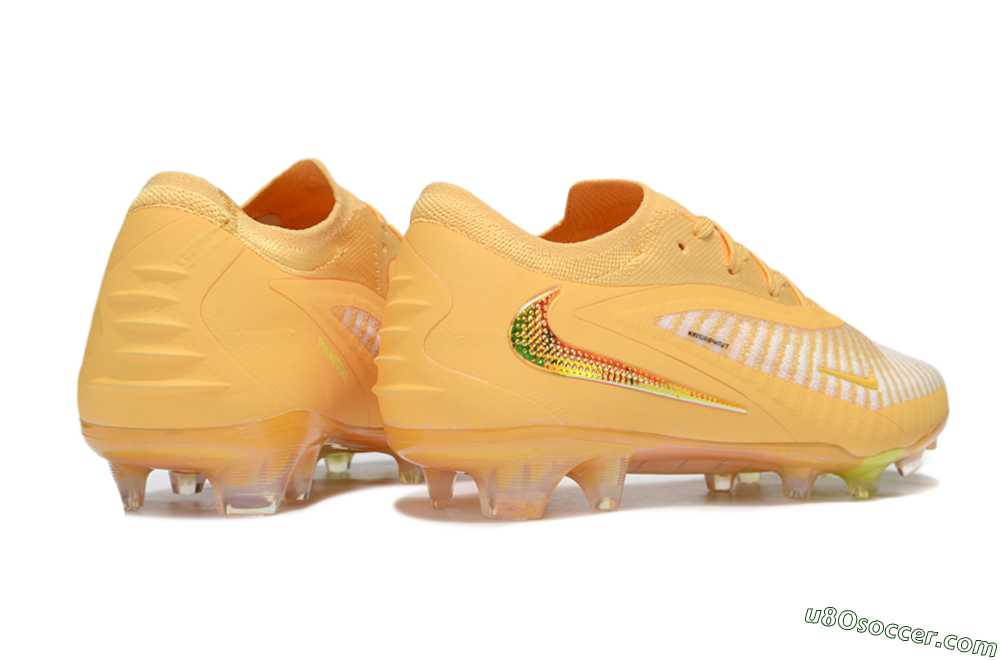 Nike Phantom 6 Elite FG Firm Ground Soccer Cleats - Yellow/White/Gold 6