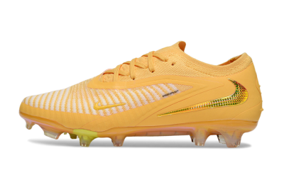 Nike Phantom 6 Elite FG Firm Ground Soccer Cleats - Yellow/White/Gold