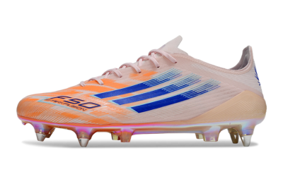 Adidas F50 Elite SG Soft Ground Soccer Cleats - Pink/Orange/Blue