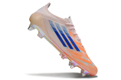 Adidas F50 Elite SG Soft Ground Soccer Cleats - Pink/Orange/Blue