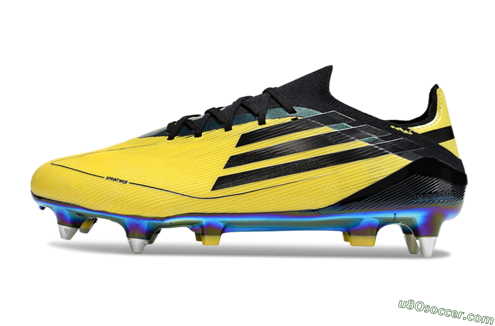 Adidas F50 Elite SG Soft Ground Soccer Cleats - Yellow/Black/Gold 1