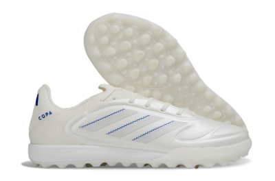 Adidas Copa Pure 3 TF Artificial Turf Soccer Shoes - Beige/Blue/White