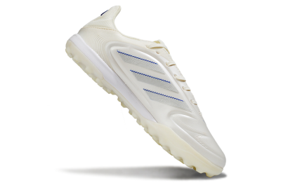 Adidas Copa Pure 3 TF Artificial Turf Soccer Shoes - Beige/Blue/White