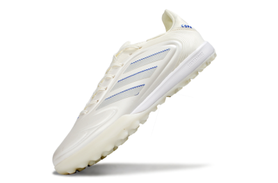 Adidas Copa Pure 3 TF Artificial Turf Soccer Shoes - Beige/Blue/White