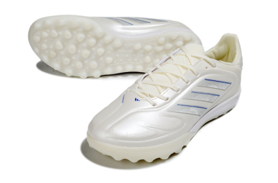 Adidas Copa Pure 3 TF Artificial Turf Soccer Shoes - Beige/Blue/White