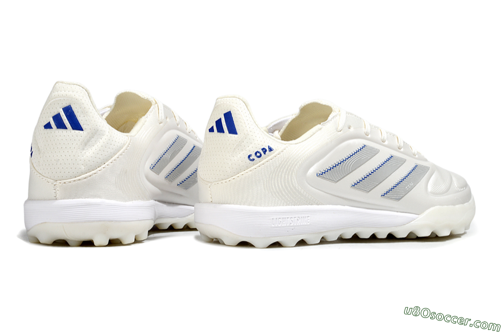 Adidas Copa Pure 3 TF Artificial Turf Soccer Shoes - Beige/Blue/White 6