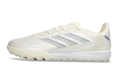 Adidas Copa Pure 3 TF Artificial Turf Soccer Shoes - Beige/Blue/White