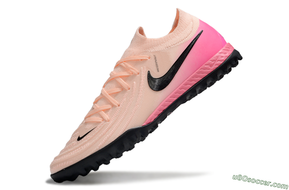 Nike Phantom GX 2 Elite TF Artificial Turf Soccer Shoes - Pink/Black/Red 4
