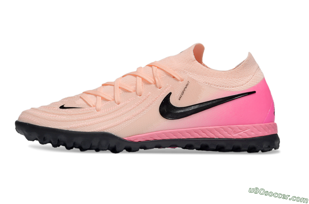 Nike Phantom GX 2 Elite TF Artificial Turf Soccer Shoes - Pink/Black/Red 2
