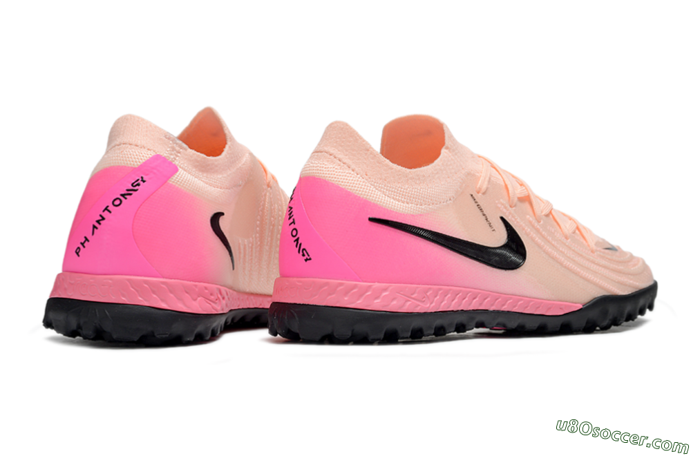 Nike Phantom GX 2 Elite TF Artificial Turf Soccer Shoes - Pink/Black/Red 5