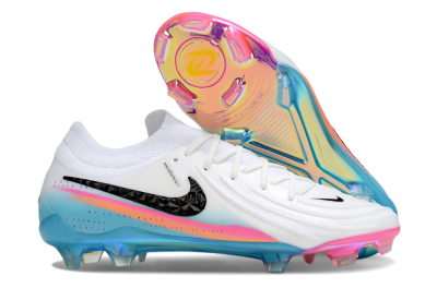Nike Phantom GX 2 Elite FG Firm Ground Soccer Cleats - White/Red/Blue